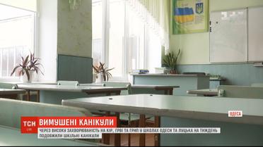 Через високу захворюваність на кір та ГРВІ у школах Одеси та Луцька подовжили канікули