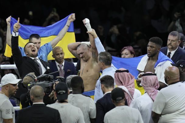 Олександр Усик після другої перемоги над Ентоні Джошуа / &copy; Associated Press