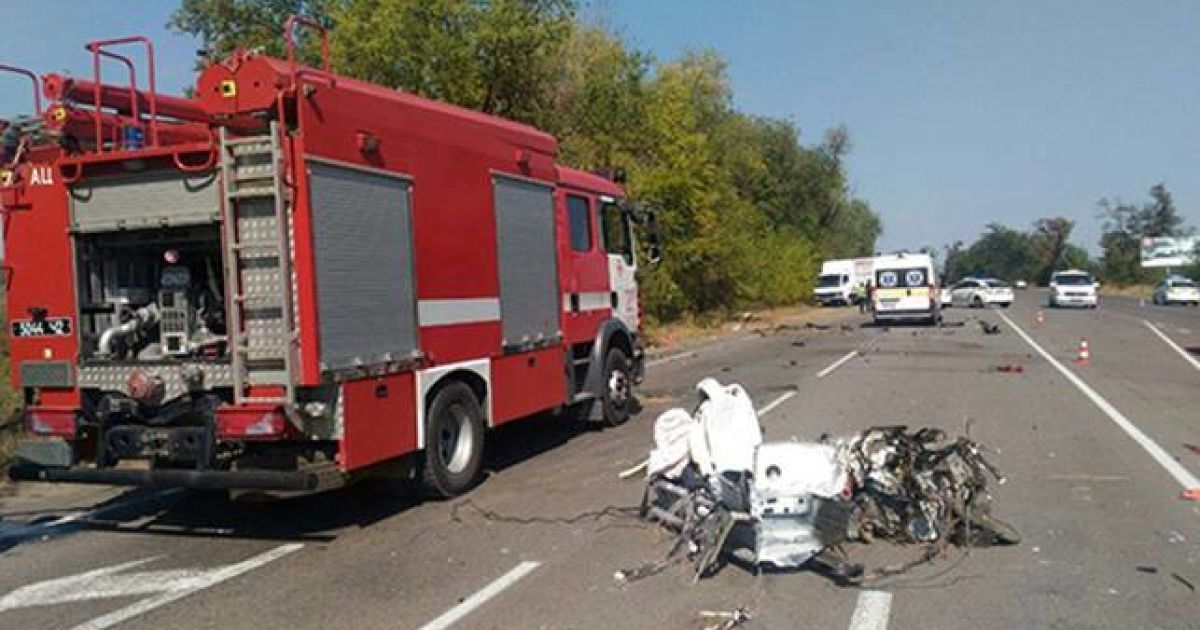 аварія біля Херсона_4 / © Національна поліція України