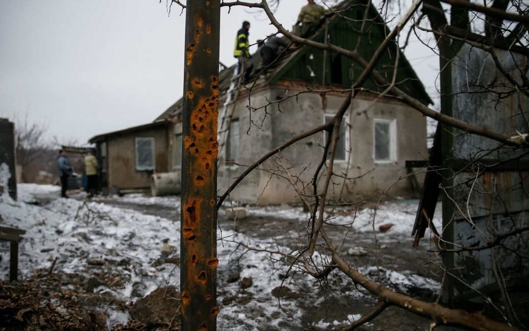 Последствия обстрела Авдеевки / © Reuters