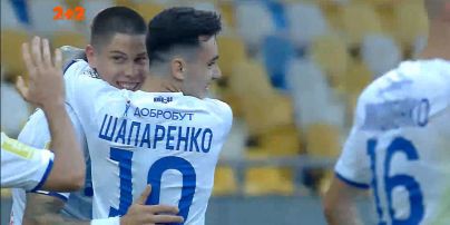 УПЛ | Чемпионат Украины по футболу 2021 | Динамо - Верес -1:0. Видео гола Попова (4`)