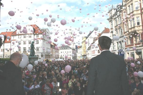 In Germania hanno salutato Vaoeria, 9 anni, dall'Ucraina / ©