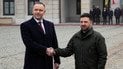 Кароль Навроцький та Володимир Зеленський