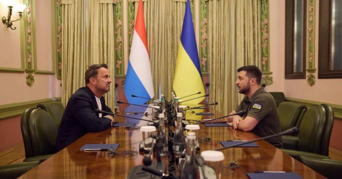 Стало відомо, про що сьогодні в Києві говорили Зеленський і прем'єр-міністр Люксембургу