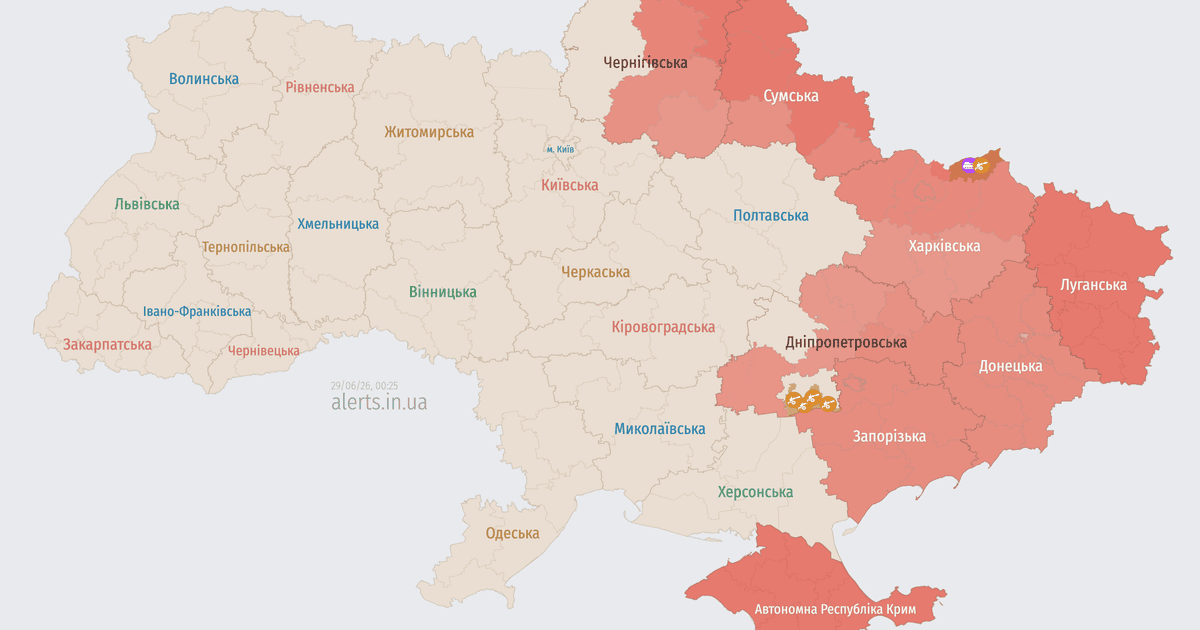 Мапа тривог