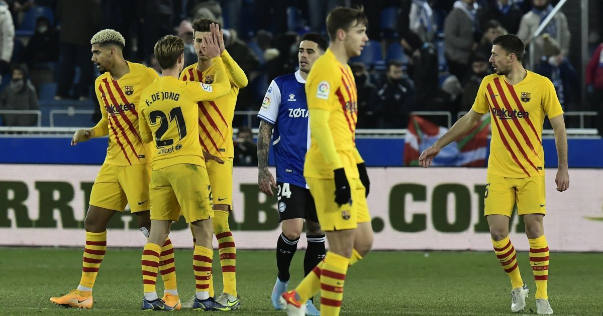 "Барселона" благодаря голу на последних минутах с трудом обыграла аутсайдера Ла Лиги