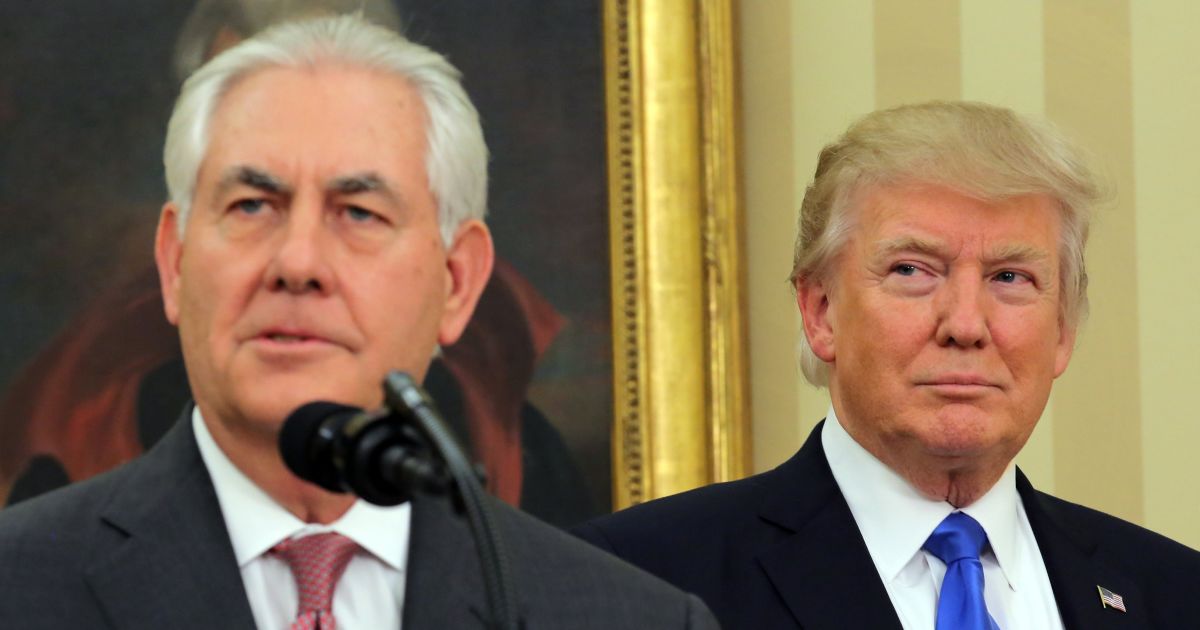Рекс Тіллерсон та дональд Трамп
