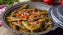 Спаржевая фасоль с овощами