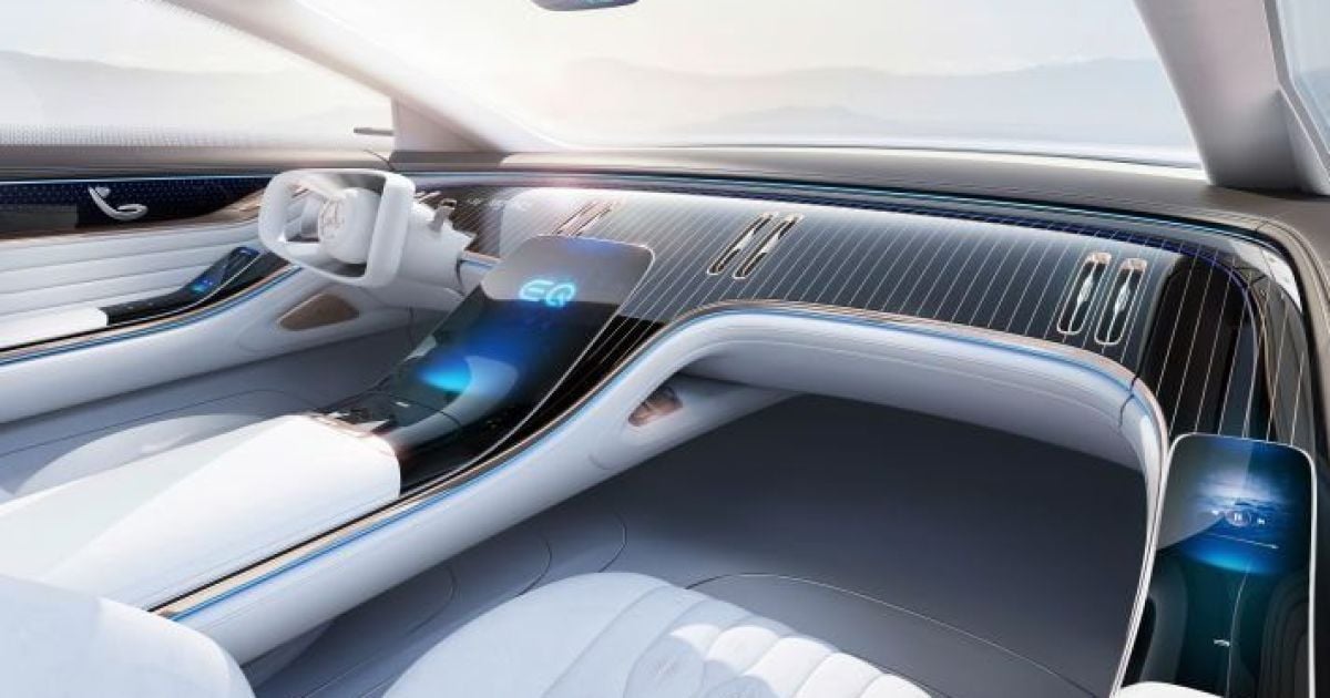 Mercedes показав салон електричного седана EQ