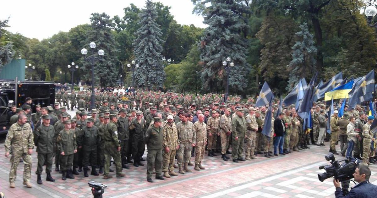 Военные почтили память погибших собратьев / © Национальная гвардия Украины
