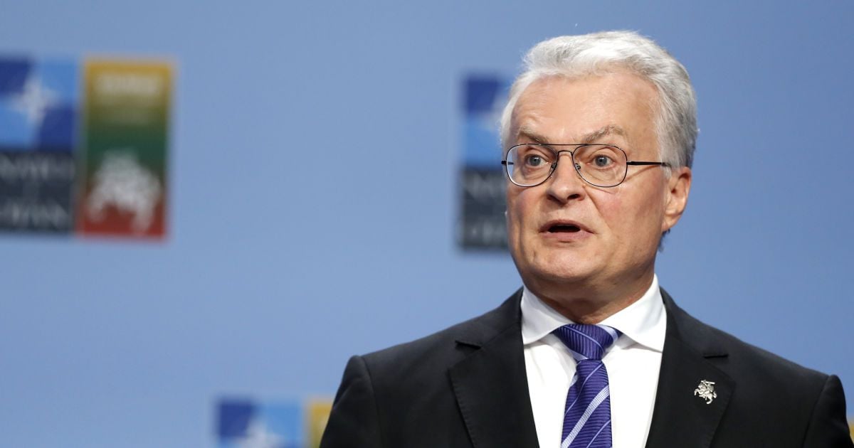 Президент Литвы Гитанас Науседа.