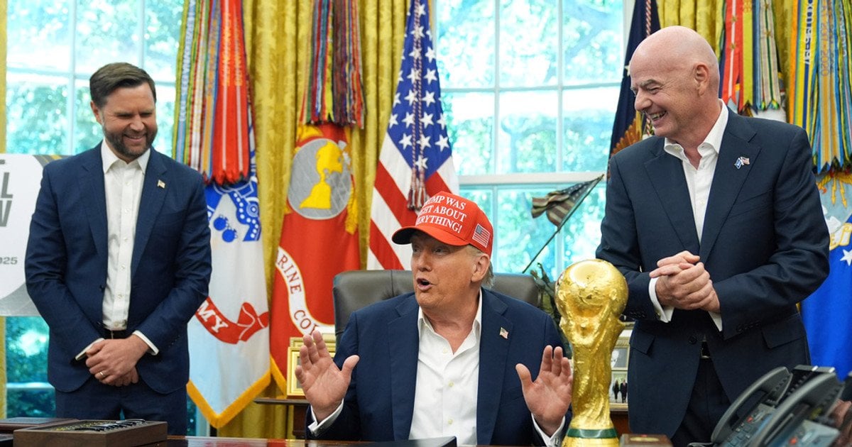 Дональд Трамп и Джанни Инфантино