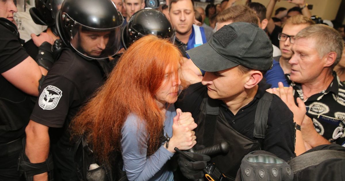 Мітинг проти підняття тарифів у Київраді_13 / © УНІАН