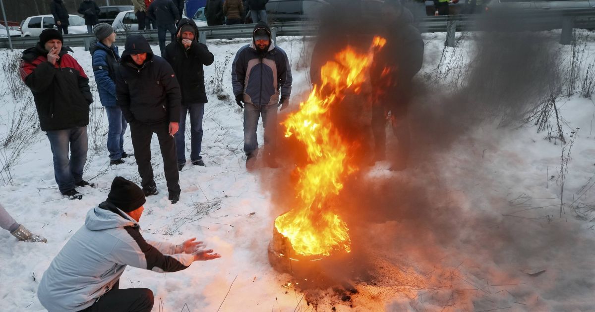 Фото с места протеста / © Reuters