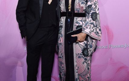 В платье-кимоно: роскошный образ Хайди Клум на светском приеме в Париже