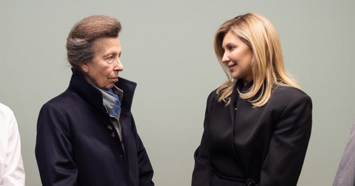 Принцеса Анна та Олена Зеленська