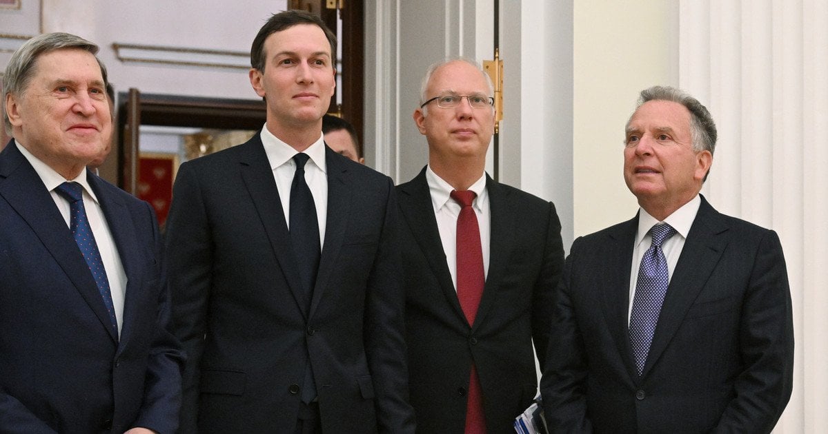 Юрій Ушаков, Кирило Дмитрієв, Джаред Кушнер, Стів Віткофф