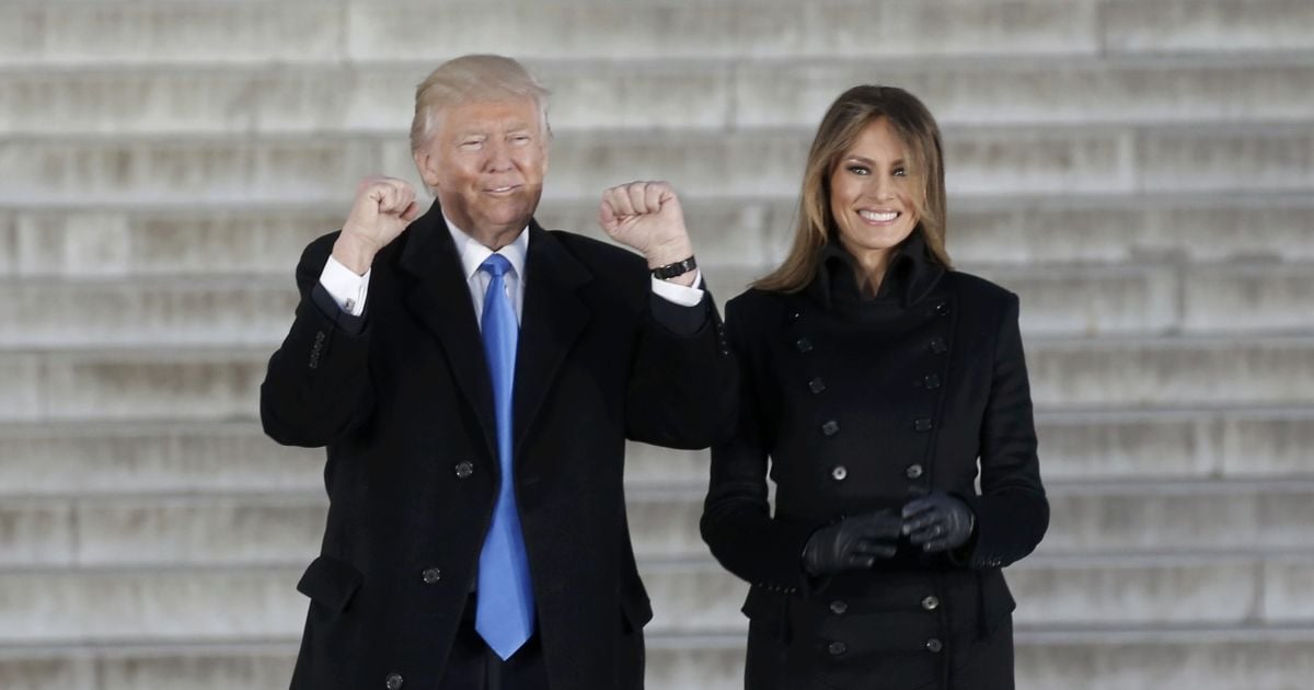 Мелания Трамп и Дональд Трамп
