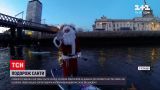 Новини світу: в Дубліні Санта Клаус осідлав дошку для серфінгу