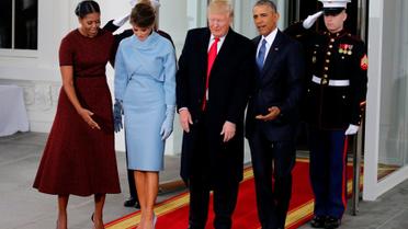 Президентський чай. Як подружжя Обам Трампа із дружиною вітали_8 / © Reuters