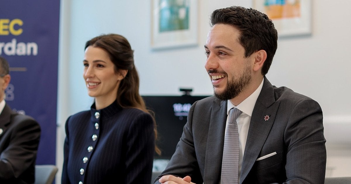 Принцеса Раджва та кронпринц Хусейн