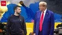 Президент Украины Владимир Зеленский и президент США Дональд Трамп