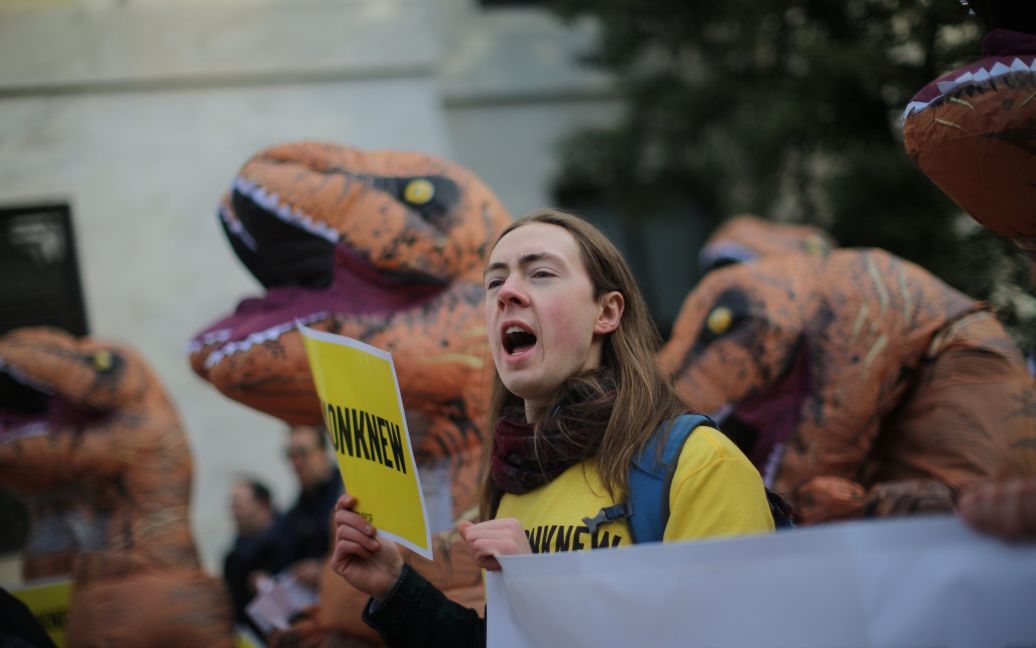 Фото з акції протесту / © Reuters