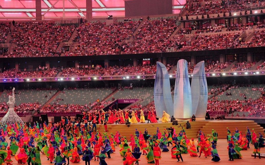 Церемонія закриття перших Європейських ігор у Баку / © Getty Images