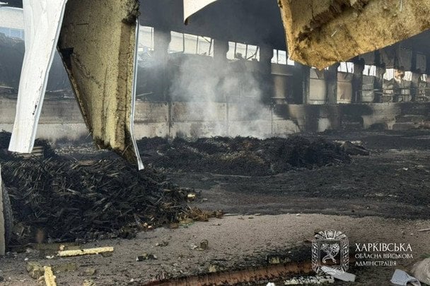 Последствия атаки на Золочев в Харьковской области / © Харьковская ОВА