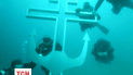 Российские байкеры и дайверы заложили в Черном море подводную церковь