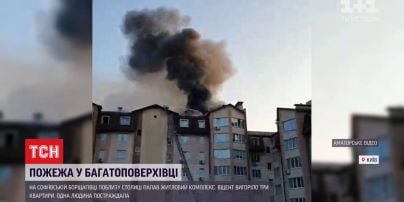 Пожар на Софиевской Борщаговке: житель разжег камин в собственной квартире