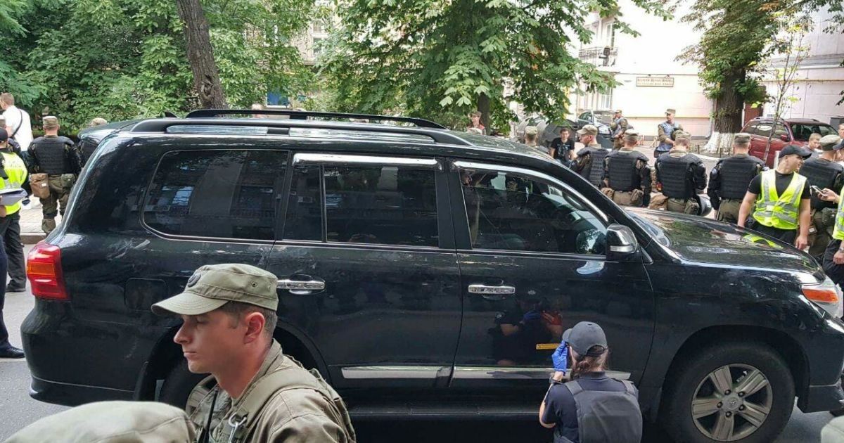 авто збило чоловіка на мітингу євробляхарів_6 / © Фото Ивана Гребенюка/ТСН