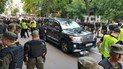 Протест "евробляхарей". Стало известно, авто какого нардепа могло сбить активиста и сломать ему ногу