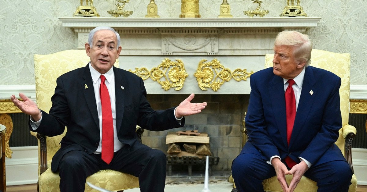 Биньямин Нетаньяху и Дональд Трамп.