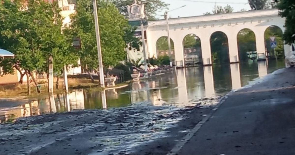 Ситуация в Новой Каховке после затопления – вода перестала прибывать/Фото из соцсетей