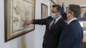 Кубань і Таганрог: Кулеба показав Блінкену мапу України з "посуненими" кордонами РФ