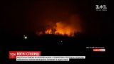Зарево над Киевом: жители левого берега наблюдают масштабный пожар