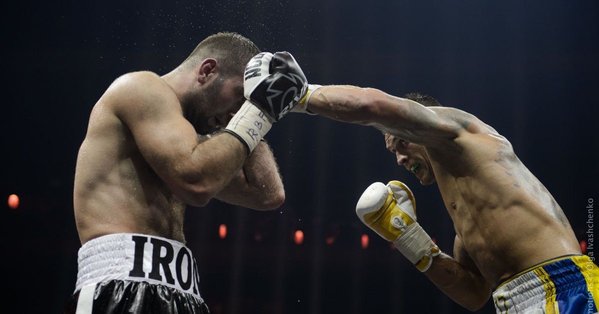 21 липня, Москва. Фінал WBSS Олександр Усик - Мурат Гассієв.
 
 Фото Ольги Іващенко/K2Promotions Ukraine