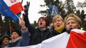Люди собрались возле президентского дворца и Сейма