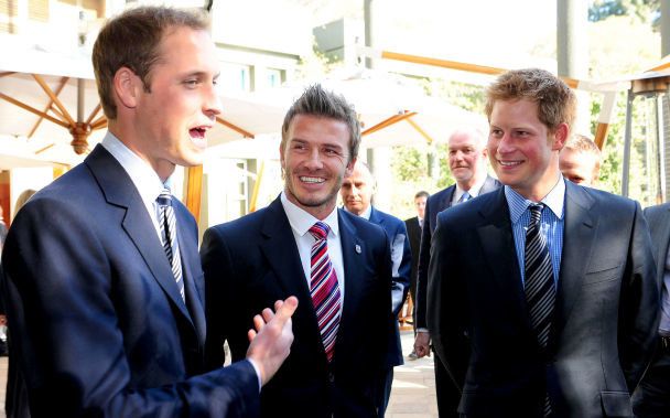 Принц Вільям, Девід Бекхем та принц Гаррі / © Getty Images