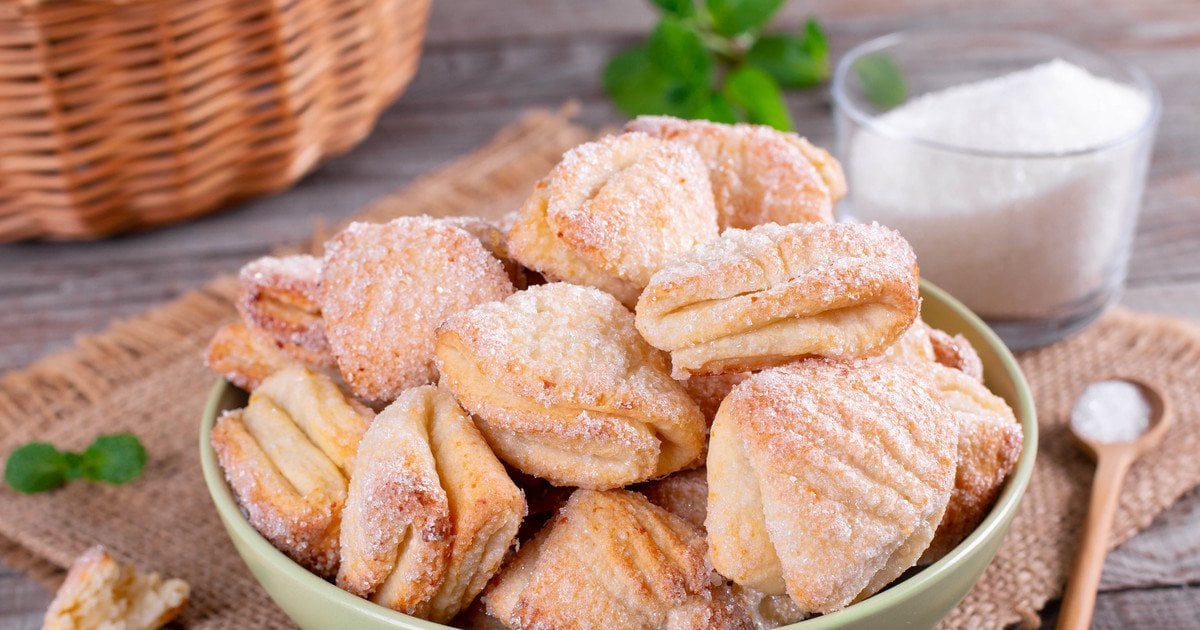 Творожное печенье с кокосовой стружкой