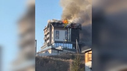 Відео пожежі в готелі на «Буковелі» виклали в Мережу