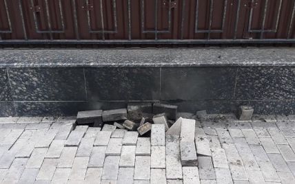 В Киеве произошел взрыв возле посольства РФ