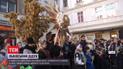 Во Львове в канун Рождества установили соломенного дидуха