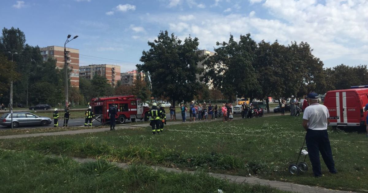 Пожежа на Симоненка в Києві_2 / © Управление ГСЧС Киева