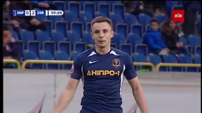 Дніпро-1 – Зоря - 1:2. Відео голу Коркішка