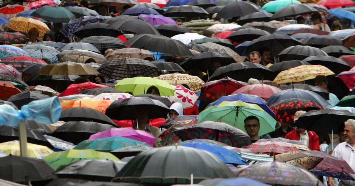 Сезон дождей продолжается. 15 июня мокро будет во всех областях Украины