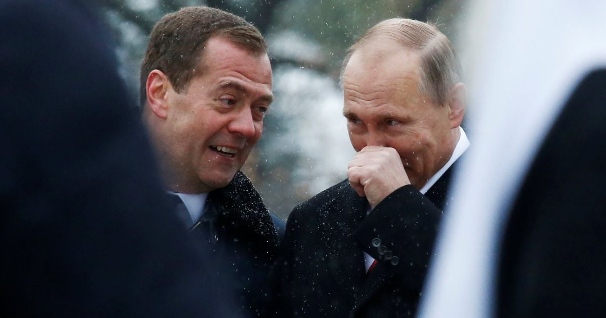 Дмитрий Медведев и Владимир Путин