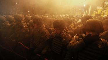 Нацгвардія на сторожі та мітинг націоналістів у Києві_4 / © Reuters