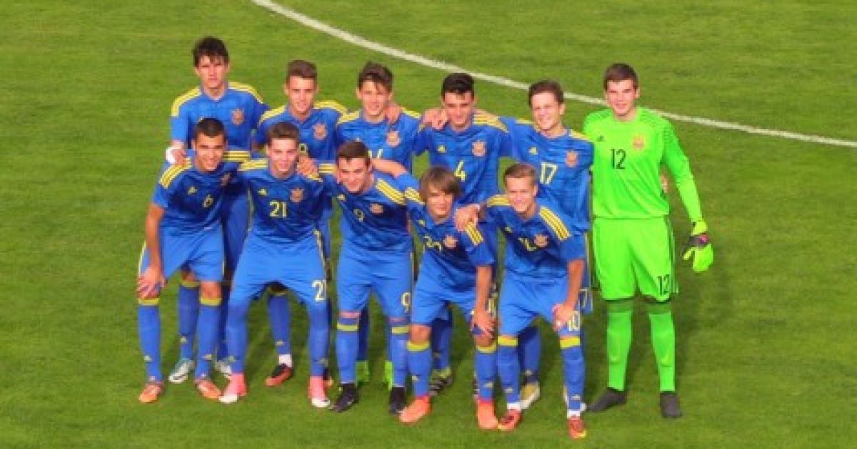 Сборная Украины U-16 разгромила Черногорию